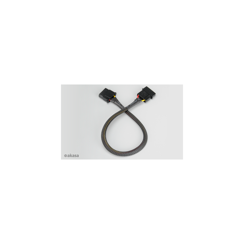 AKASA - 4-pin molex - 30 cm prodlužovací kabel