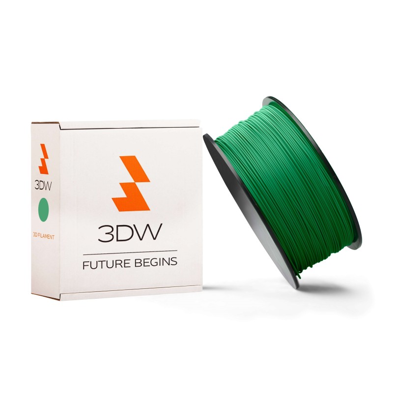 3DW - ABS filament 1,75mm zelená, 1kg (2x 0,5kg) tisk 220-250°C