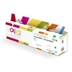 OWA ARMOR ink kompatibilní s HP M0J90AE, modrá/cyan, 991X