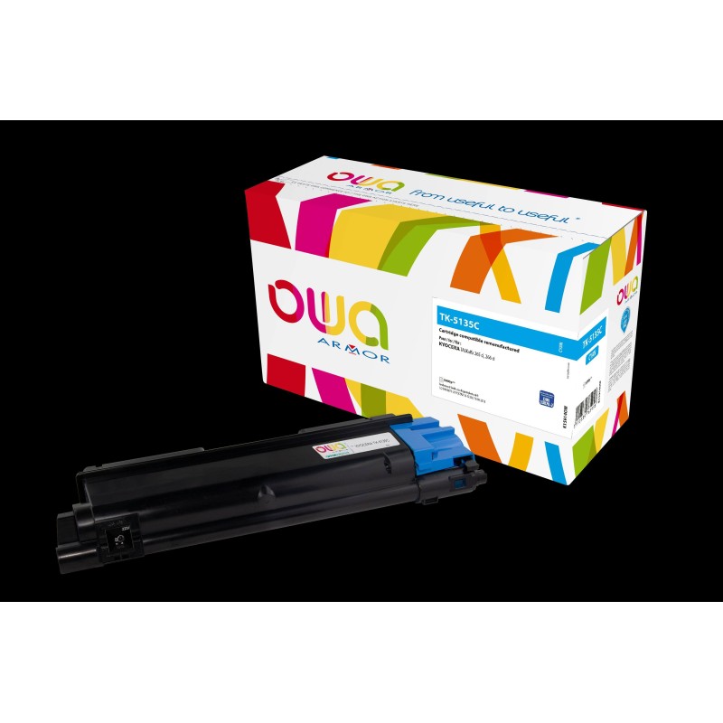 OWA Armor toner kompatibilní s Kyocera TK-5135C, 5000st, modrá/cyan