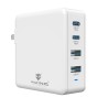 Viking nabíječka USB GaN 100W, podpora PD3.0 a QC4+, bílá