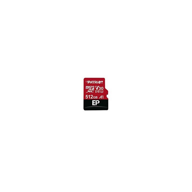Patriot V30 A1/micro SDXC/512GB/UHS-I U3 / Class 10/+ Adaptér PEF512GEP31MCX