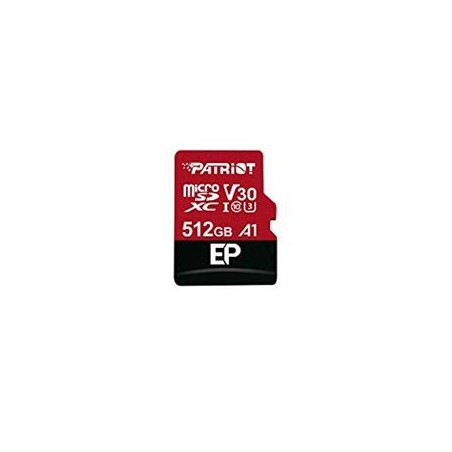 Patriot V30 A1/micro SDXC/512GB/UHS-I U3 / Class 10/+ Adaptér PEF512GEP31MCX