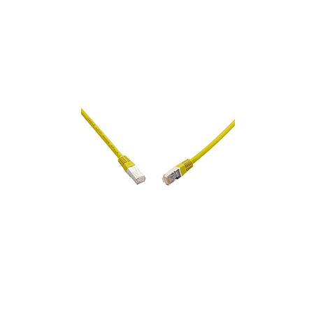 SOLARIX 10G patch kabel CAT6A SFTP LSOH 10m,žlutý