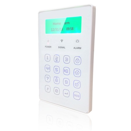 iGET SECURITY P13 Externí bezdrátová dotyková klávesnice, LCD displej