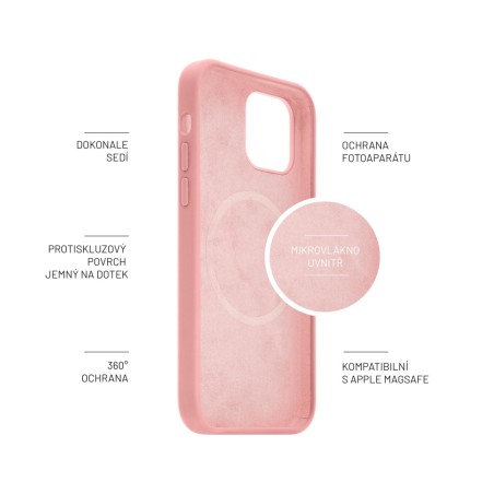 FIXED MagFlow Apple iPhone 14 P, růžový