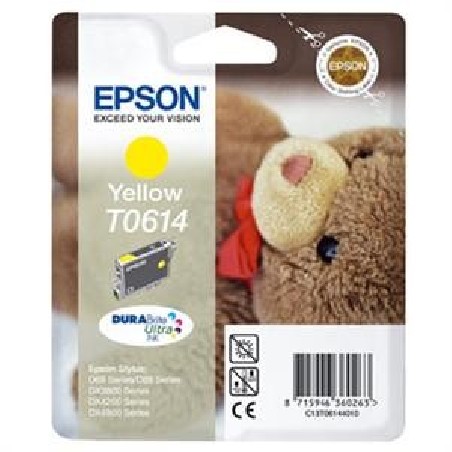 EPSON Ink žlutý pro Stylus D68/D88/DX3850/DX4850 T0614 DURABrite