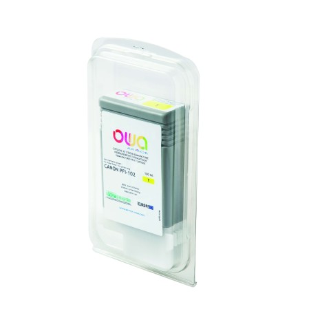 OWA Armor ink-jet kompatibilní s Canon iPF 500/600 yellow,130ml, kom.s PFI102Y