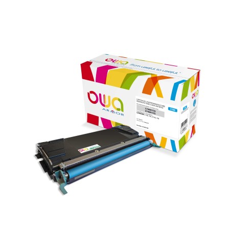 OWA Armor toner kompatibilní s Lexmark C748H1CG X748H1CG, 10000st, modrá/cyan