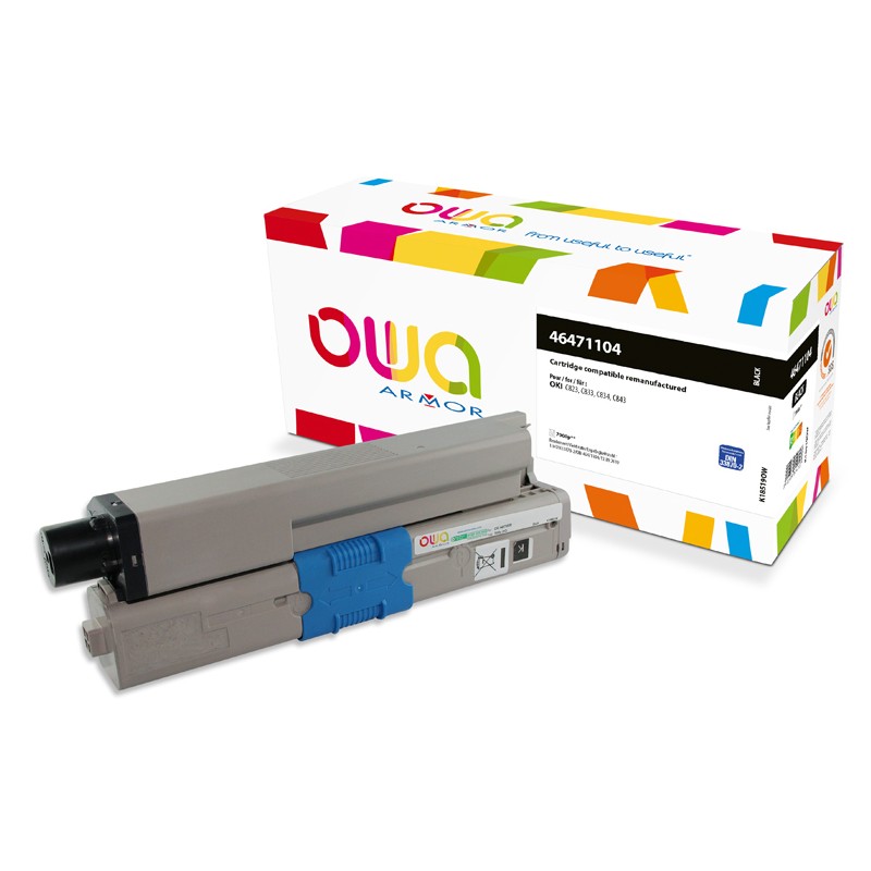 OWA Armor toner kompatibilní s OKI 46471104, 7000st, černá/black