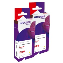 WECARE ARMOR sada ink kompatibilní s CANON CLI526Y 2x10,5ml,žlutá,CLI-526 Y