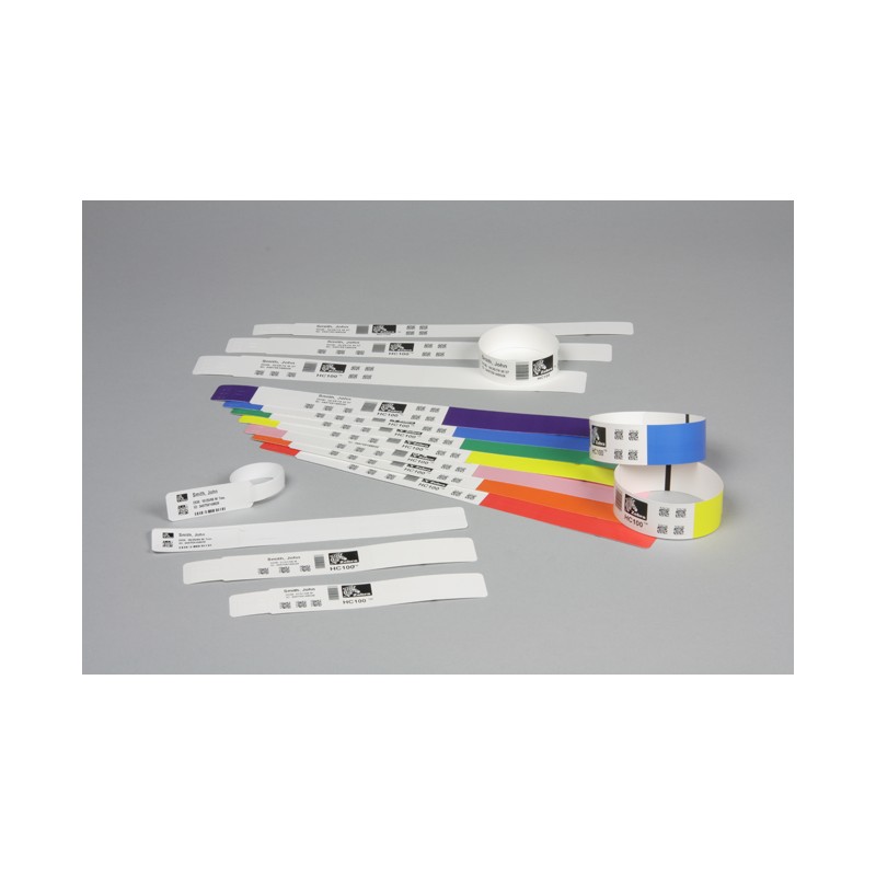 Wristband - HC100 Cartridge, Polypropylen, DT, 25,4x177,8mm, 300/roll 10006999K
