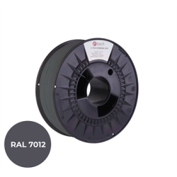 Filament C-TECH PREMIUM LINE, TPU 90A, flexibilní, čedičová šedá, RAL7012, 1,75mm, 1kg