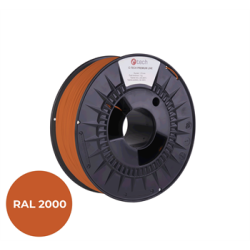 Filament C-TECH PREMIUM LINE, TPU 90A, flexibilní, žlutooranžová, RAL2000, 1,75mm, 1kg