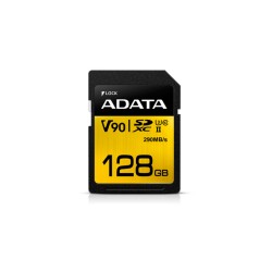 ADATA SDXC karta 128GB UHS-II U3 Class 10, Premier One (R: 290MB / W: 260MB)