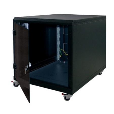 19" kontejner.rozvaděč 12U,hl.1000mm,nosnost 200kg černý