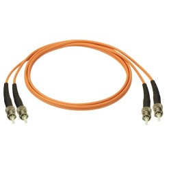 Optický patch kabel duplex ST-ST 50/125 MM 0,5m OM3