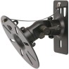 STELL nástěnný držák na reproduktory (pár) SHO 1110, nosnost 15kg - černá