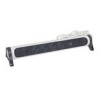 LEGRAND Revolution prodlužovací přívod s otočným tělem 5x2P+T, nabíječka USB A+C, přepěťová ochrana, podsvícené VYP/ZAP, 49420