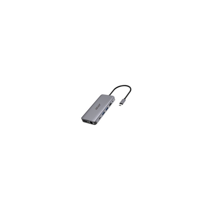 ACER 12v1 Type C dongle: 2 x USB3.2, 2 x USB2.0, 1x SD/TF, 2 x HDMI, 1 x PD, 1 x DP, 1 x RJ45, 1 x 3.5 Audio