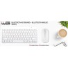 WG - Bluetooth klávesnice s myší, bílá