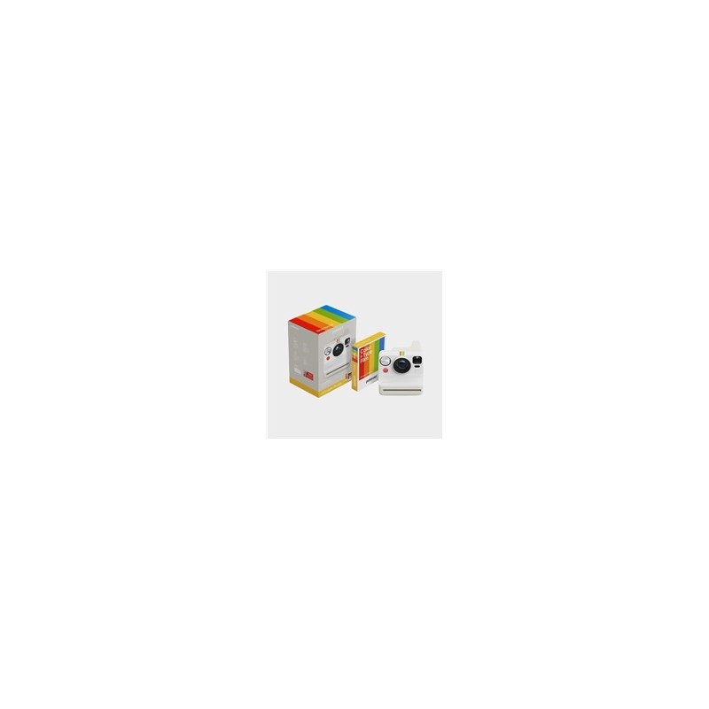 Polaroid Now Gen 3 Pebble White bundle with Color Film (8 photos)