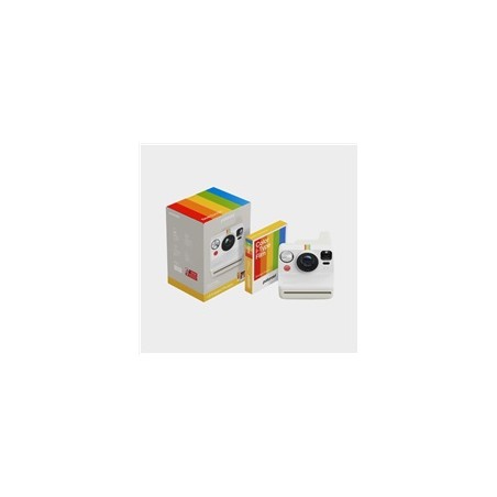 Polaroid Now Gen 3 Pebble White bundle with Color Film (8 photos)