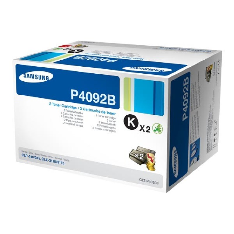 HP originální toner SU391A, CLT-P4092B, P4092B, black, 1500str., dual pack