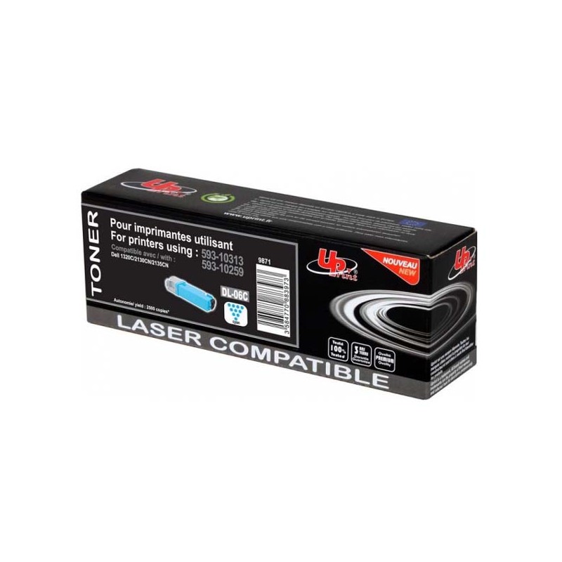 UPrint kompatibilní toner s Dell 593-10313, D.2130C, cyan, 2500str., high capacity