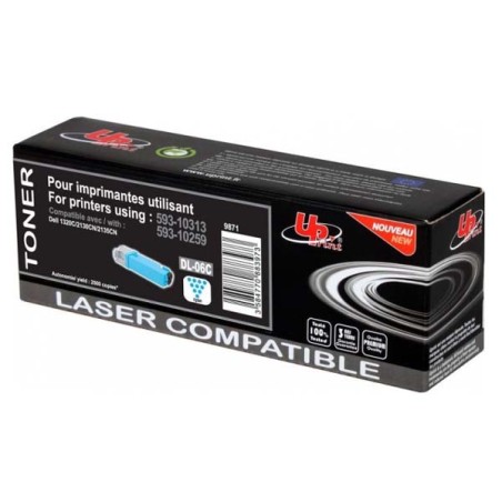 UPrint kompatibilní toner s Dell 593-10313, D.2130C, cyan, 2500str., high capacity