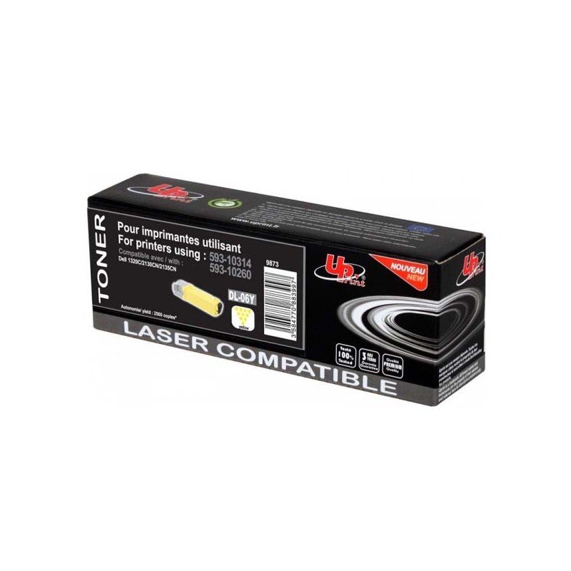 UPrint kompatibilní toner s Dell 593-10314, D.2130Y, yellow, 2500str., high capacity