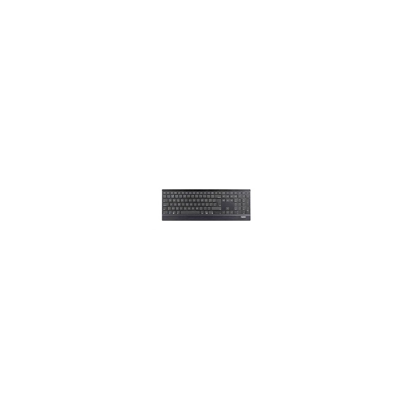 RAPOO klávesnice E9500M Multi-mode Wireless Ultra-slim Keyboard Black