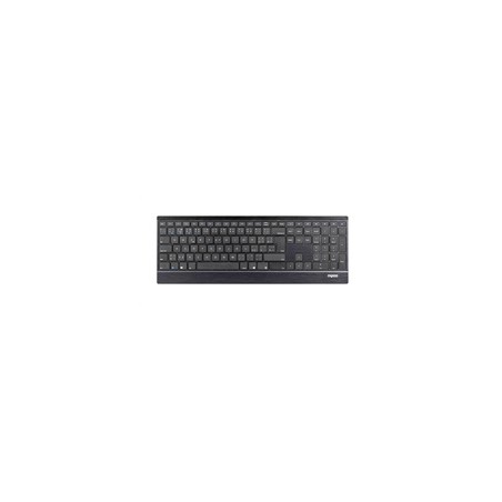RAPOO klávesnice E9500M Multi-mode Wireless Ultra-slim Keyboard Black