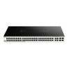D-Link Web Smart DGS-1210-48 - Přepínač - řízený - 48 x 10/100/1000 + 4 x sdílený SFP - desktop