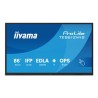 iiyama ProLite TE8612MIS-B4AG - 86" Trída úhloprícky (85.6" zobrazitelný) displej LCD s LED podsvícením - interaktivní digital