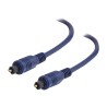 C2G Velocity - Digitální audio kabel (optický) - TOSLINK s piny (male) do TOSLINK s piny (male) - optické vlákno