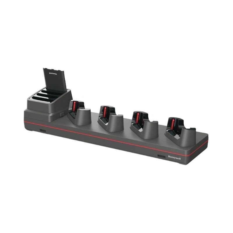 CT37/CT30XP booted 5-bay charging base. It has 5-bay charging base(4xCT30P-UCP-B,1x CT37-QBC-UCP), power supply, no power cord.