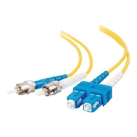 C2G ST-ST 9/125 OS1 Duplex Singlemode PVC Fiber Optic Cable (LSZH) - Síťový kabel - jednoduchý režim ST (M) do jednoduchý režim