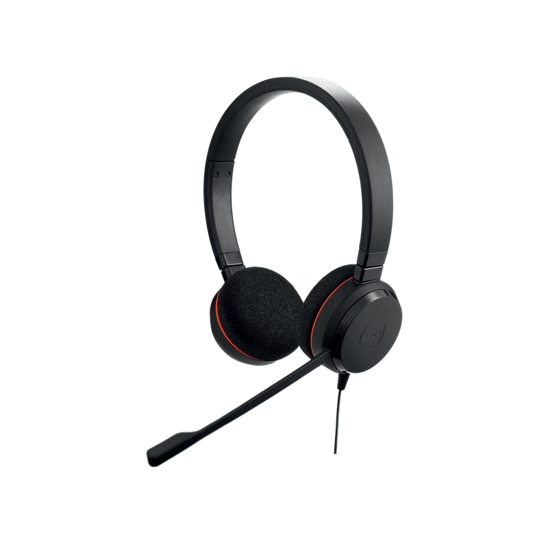 Jabra Evolve 20/Stereo/USB-C/Drát/MS/Černá