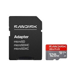 Sandisk Ultra PLUS micro SDXC karta 128GB UHS-I, V10, U1, C10, (200MB/s)