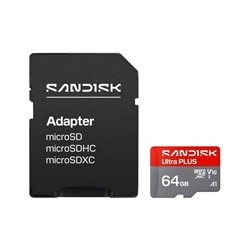 Sandisk Ultra PLUS micro SDXC karta 64GB UHS-I, V10, U1, C10, (150MB/s)