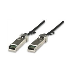 Intellinet 1m SFP+ 10Gb patch kabel, černý, 10GBase-CU SFP+ Copper Twinax Cable Assembly, SFF-8431
