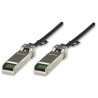 Intellinet 1m SFP+ 10Gb patch kabel, černý, 10GBase-CU SFP+ Copper Twinax Cable Assembly, SFF-8431