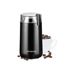 Orava KM-803 mlýnek na kávu, 180 W, nůž z ušlechtilé oceli, objem 45g, bezpečnostní pojistka, černá