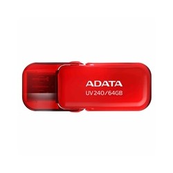 ADATA Flash Disk 64GB UV240, USB 2.0, červená