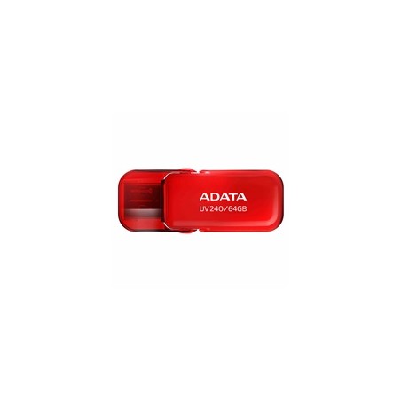 ADATA Flash Disk 64GB UV240, USB 2.0, červená
