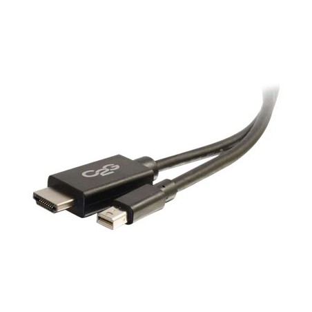 C2G 6ft Mini DisplayPort to HDMI Adapter Cable - Mini DP Male to HDMI Female - Black - Kabel adaptéru - kompatibilní s TAA