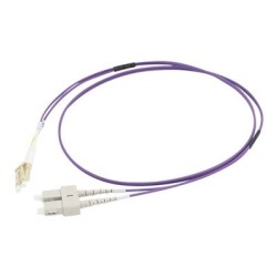 C2G 2m LC/SC OM4 LSZH Fibre Patch - Purple - Patch kabel - multirežim LC (M) do SC několik režimů (M) - 2 m - 2 m - optické