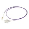 C2G 2m LC/SC OM4 LSZH Fibre Patch - Purple - Patch kabel - multirežim LC (M) do SC několik režimů (M) - 2 m - 2 m - optické