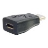 C2G USB 2.0 USB Type C to USB Micro B Adapter M/F - USB C to Phone Black - USB adaptér - Micro USB typ B (F) do 24 pin USB-C